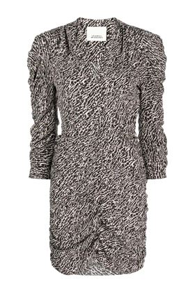 Celina floral-print silk dress Isabel Marant | RO0190FAA3J10I01BK